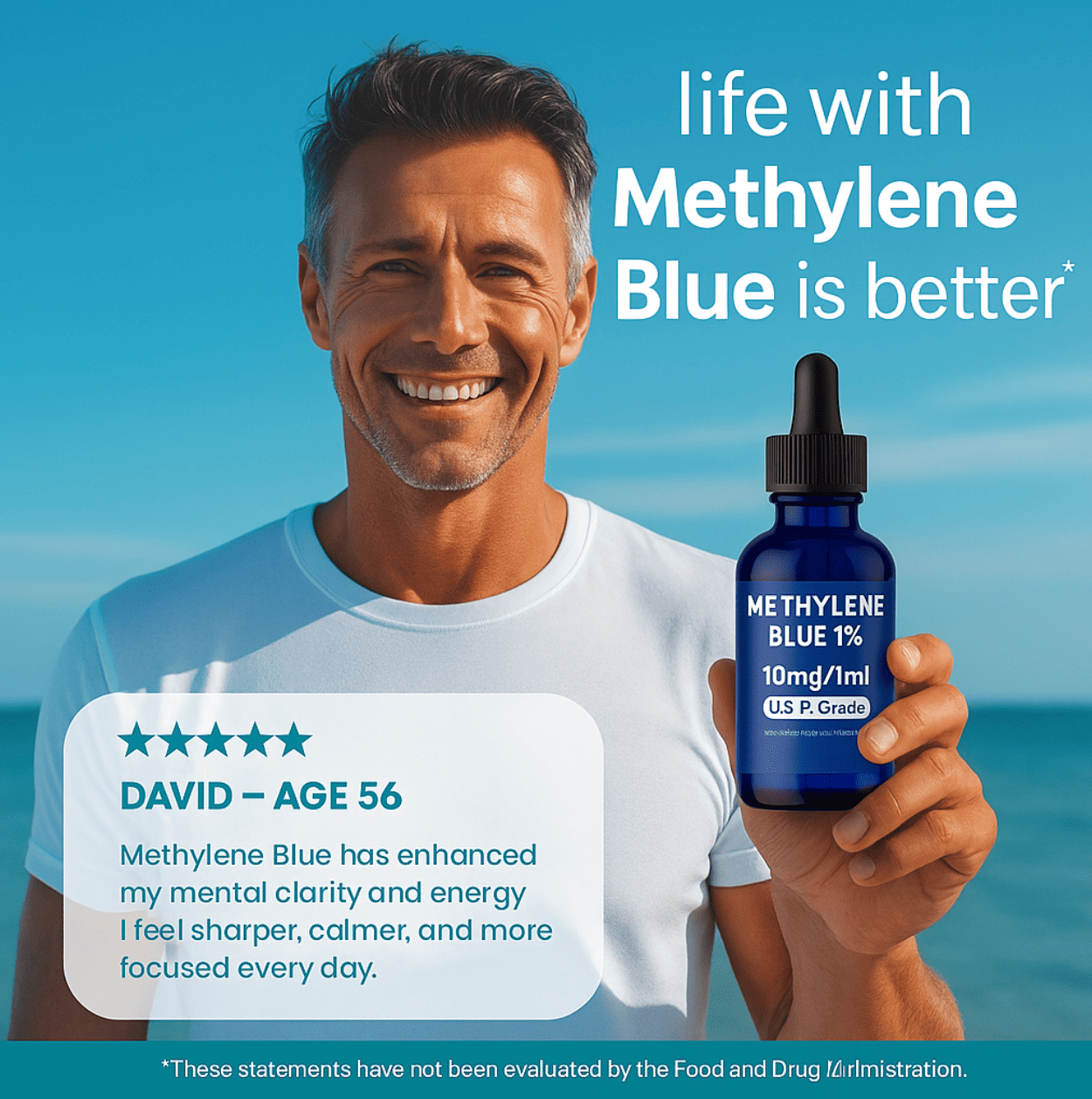 Methylene Blue 1% - Liquid Drops